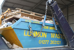 Skip Hire Loughton loaded skip